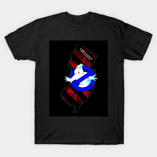 GCNJ patriotic logo T-Shirt by GCNJ- Ghostbusters New Jersey